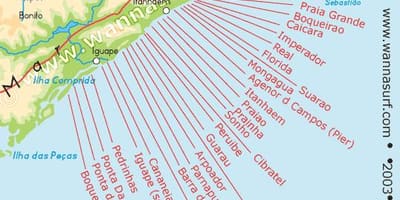 Плаж Сан Пауло картата