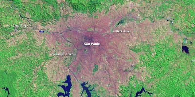 Сао Пауло топографска карта