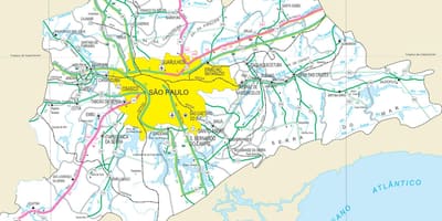 Карта На Сан Пауло
